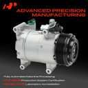 A-Premium Air Conditioner AC Compressor with Clutch Compatible with Honda Civic 2.0L 2016-2021, with CVC Style, with 7-Groove Pulley