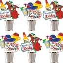 Derby Day Party Supplies Centerpieces Sticks Talk Derby to Me Table Toppers for Horses Race Birthday Party Horse Themed Party Decorations