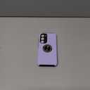 JAME for Samsung Galaxy S23 Case, Slim Soft Bumper With Ring Holder Kickstand, Shockproof Protective Cover [NOT for S23 Plus & Ultra], 6.1", Purple