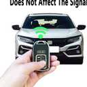 Key Fob Case Cover Compatible With Honda Accord Civic Cr-V Hr-V Fit Odyssey Jed Crosstour Crider Accessories (Black)
