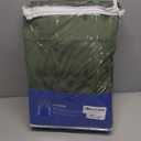 MIULEE Velvet Curtains 90 inches 2 Panels - Luxury Room Darkening Curtains for Bedroom Living Room Thermal Insulated Super Soft Window Drapes Rod Pocket & Back Tab, Olive Green, W 52 x L 90 inch