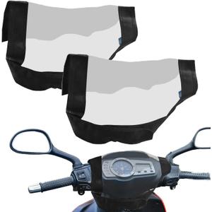 2PCS Mobility Scooter Control Panel Cover Waterproof Panel Cover Control Tiller Covers Protection Fitted Universal Mobility Scooter Accessories, Black