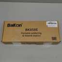 BK858E Hot Air Soldering Station, 90W Portable Solder Station, 2-IN-1 Soldering & Hot Air Rework Station with Digital Temperature Correction and Sleep Function