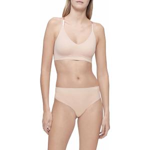 Calvin Klein Sports Bra Womens Smoothing Wireless Lightly Lined Convertible Comfort Bra Workout Bras for Women Training Bras, M