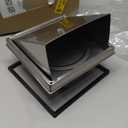 ForoGore 6'' Metal Dryer Vent Cover Outdoor Wall with Rubber Cushioned Non Return Flap, 6 Inch External Extractor Wall Vent, Stainless Steel Outside Dryer Vent Covers for House (6-inch 15cm-1 Pack)