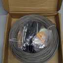 220 FT 1/8" Wire Rope Kit, 304 Stainless Steel Cable with M5 Turnbuckles for Cables Wire, Vinyl Coated String Lights Hanging Wires for Outdoor Camping, Trellis, Garden, Clothes line, Curtain, Festival