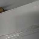 COUKIU Bathroom Vanity Sink Backsplash/Sidesplash (White Engineered Marble, 4" x 24")