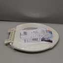 19" Elongated Toilet Seat Slow Close, Biscuit Color Polypropylene Toilet Seat Cover with Never Loosen Durable Lid, Quiet and Easy to Install & Clean