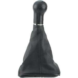 AUTOKAY 5 Speed Gear Shift Knob Stick Shifter Lever Head for Golf Bora Jetta MK4 GTI R32 1999-2005 Gear Shift Knob Gaitor Boot with Gaitor Boot Cover PU Leather