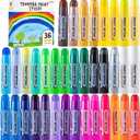 JOYIN 36 Colors Assorted Washable Tempera Paint Sticks, Quick Drying and No Mess Paint Sticks for Arts and Crafts Project, Art Easter Gifts for your Kids and Artists
