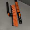 DMJN [2026 Upgrade Extendable Car Snow Brush and Ice Scraper [3-in-1] Clean Snow, Ice and Frost, 45''Adjustable Length with 360° Rotating Brush Head, Suitable for All Cars-Medium