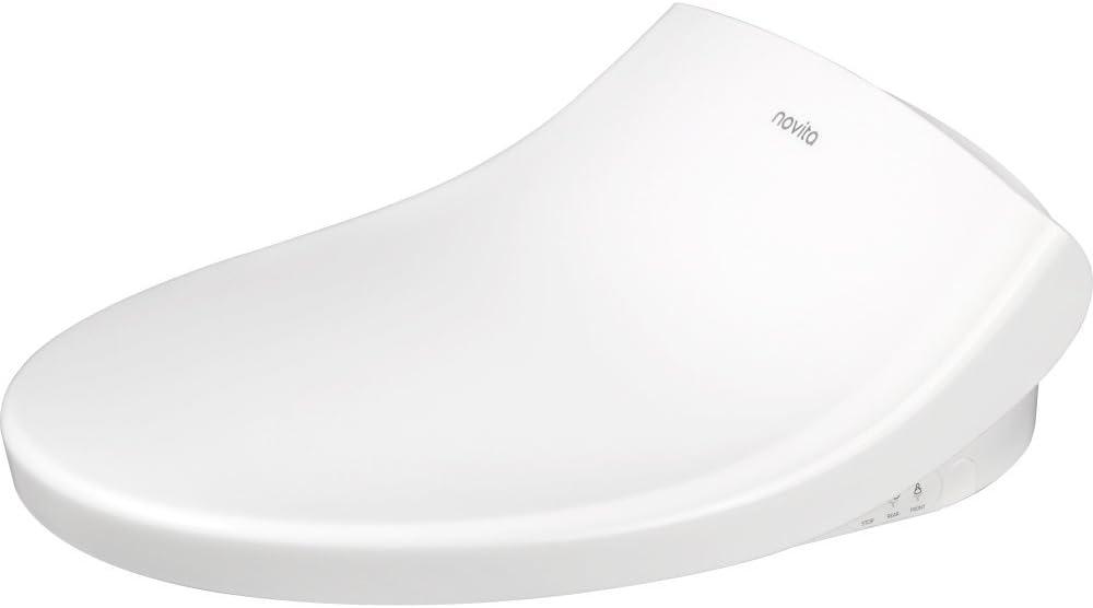 KOHLER BD-N45OUS-N0 Novita Elongated Bidet Toilet Seat, Heated Bidet Seat with Adjustable Sprayer for Existing Toilets with Remote Control, White