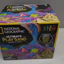 National Geographic 6 Lb. Moon Sand Combo Pack - 2 Lbs. Each of Blue, Purple and Natural Play Sand with Castle Molds - A Fun No Mess Sensory Activity, One Size