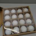 Syhood 16 Pcs Christmas Glass Ball Ornaments Set 2.36" Hanging Glass Bulbs with Loop Hanging String for Christmas Tree Decoration for Holiday Xmas Tree Gifts Home Decor (White)