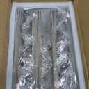 14 Pack Acrylic Sign Holder 4x6 Gold Frames, Wedding Table Number Holders Double Sided Vertical Clear Display Stand, Picture Holders for Tables, Menus, Flyers, Party and Office Decor