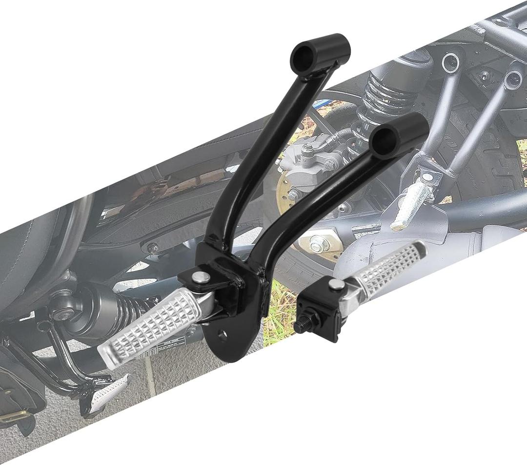 Motorcycle Rear Foot Pegs Passenger FootRests Footpegs Fit For Rebel CMX300 CMX500 2017-2024 Black