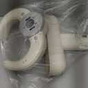 Adjustable Baby Bath Stand with Strong Suction Cups  Foldable Shower Support Seat for Babies 6 Months & Up, No-Drill ABS Plastic with Drain Holes, Safe & Stable Toddler Bath Helper (Beige-Basic)