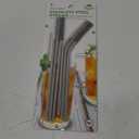 Biosmart Reusable Stainless Steel Straws With Silicone Tips 7 Pack