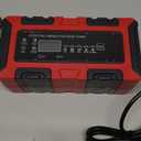 12V/24V Smart Car Battery Charger, 10Amp Maintainer & Trickle Charger, Desulfator w/Temp Compensation, Overcharge Protection for Lithium Iron Phosphate LiFePO4, Lead Acid AGM Gel Deep-Cycle Batteries