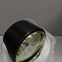 Mantel Clock for Living Room - Black Wood Mantle Clock Battery Operated - Silent Wooden Mantle Clock for Living Room Decor Above Fireplace Mantel, Office, Table, Shelf & Home Décor Gift 9x8.5