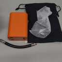 ETENWOLF P300 Plus Ball Pump, Electric Basketball Pump Inflation and Deflation, with 3200 mAh Rechargeable Battery, Air Pump for All Sports Balls (Vivid Orange)