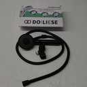 DOILIESE Handheld Shower Head with Hose 60 Inch, High Pressure Shower Head with On Off Switch Button 3 Modes, Matte Black