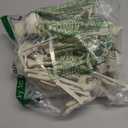 XIMISHOP 5 pcs Halloween Skeleton Decoration, 16" Full Body Posable Hanging Skeleton with Movable Joints for Graveyard Haunted House Indoor Outdoor, White