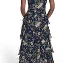 Tommy Hilfiger Women's Sleeveless Halter Neck Tiered Skirt Maxi Dress, 10