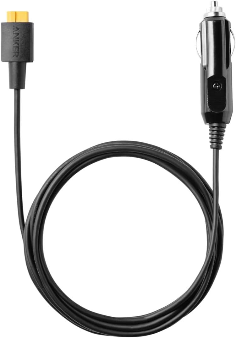 Anker SOLIX Car Charging Cable (Male Car Outlet to Female XT60)