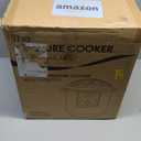 Megachef 6 Quart Stainless Steel Electric Digital Pressure Cooker with Lid