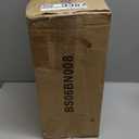 TUTOTAK Narrow Bookshelf, 8-Tier Bookcase, Spine Book Shelf for Small Space, Corner Standing Shelf for Living Room, Office, Study, Entryway, Natural BS06BN008