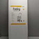 DMI Utility Cart with Wheels to be used for Shopping, Grocery, Laundry and Stair Climber Cart, Weighs 7.5 Pounds but holds up to 90 Pounds, Compact and Foldable, Black