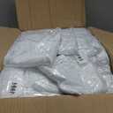 White Chair Covers Stretch Folding Chair Covers Universal Spandex Fitted Chair Slipcovers for Wedding Dining Party Banquet Holidays Celebration Trade Show Craft Show Decoration (100 Pack)
