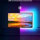 KANTUTOE LED Lights for TV, 23ft Backlights for 75-100in TV, RGB Backlight with Music Sync Bluetooth APP and Remote Control, USB Powered LED Strip for Bedroom Home Decor