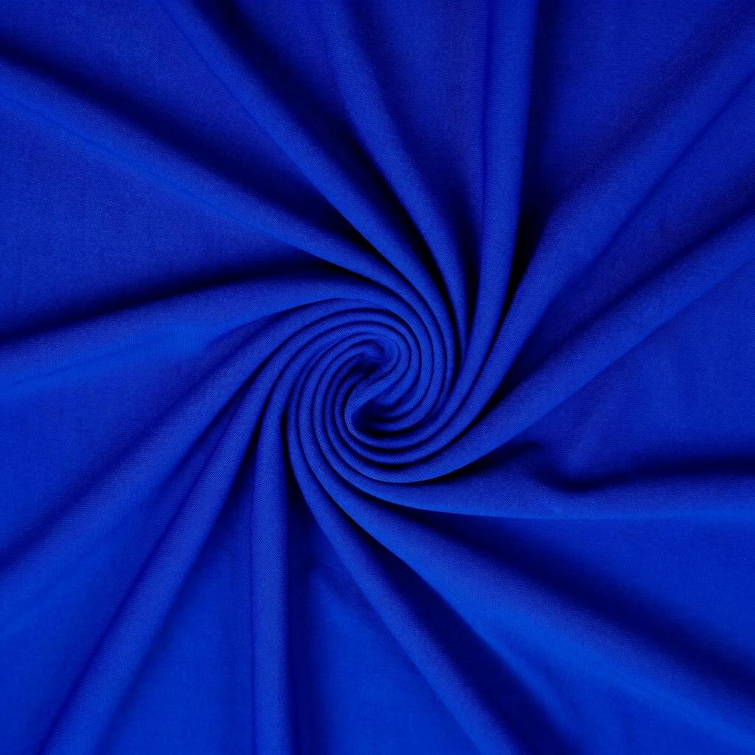 Q&J Fabric Co. 3 Yards Nylon Spandex Fabric 82% Nylon 18% Spandex Royal Blue Fabric by the Yard 59 inch Wide 4 Way Stretch Material for Swimsuit Yoga Activewear Clothing Sewing