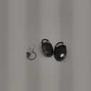 QREEL Heavy Duty Badge Reel, Metal Retractable Keychain, Steel Cord Retractable Badge Holder with Carabiner, Belt Clip and Key Ring (Gun Grey, All Metal Case, 2 Pack)