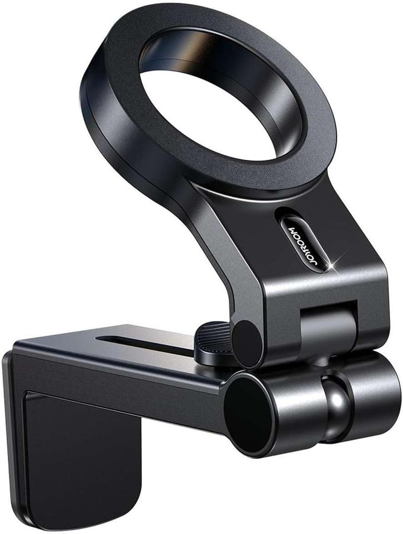 JOYROOM 2 Pack Airplane Phone Holder, Hands-Free Airplane Phone Mount, Airplane Essentials Phone Stand for iPhone 17 Pro Max 16 15 14 13 12, and Magsafe Case (Black)