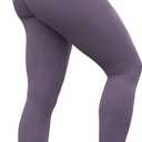 Women's Yoga Pants 7/8 High Waisted Workout Yoga Leggings for Women Butt Lifting Tummy Control Booty Tights (Medium, Black Plum)