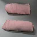 Moosfor Spandex 6 Foot Rectangle Table Cloth 2 Pack, Elastic Fitted Tablecloths for Picnic, Stretch Washable Patio Table Cover for Outdoor, Camping, Banquet and Parties (Pink, 30"x72")
