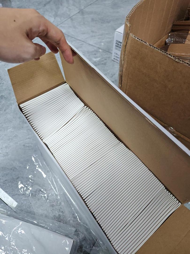 LABUK 100 Pack Blank Kraft Notebooks Journals Notebook Sketch Drawing Pad Book Bulk for Kids Junk Journal, A5, 60 Pages, 8.3 x 5.5 inches