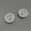 Geevon 2 Pack Water Leak Detectors, 100dB Water Sensor Alarms Flood Detector for Basements, Bathrooms, Laundry Rooms, Kitchens, Garages, and Attics, Water Alarms Battery-Operated (Battery Included)