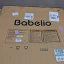 Babelio Removable Baby Gate for Stairs No Bottom Bar, 29-43", 30" H, White