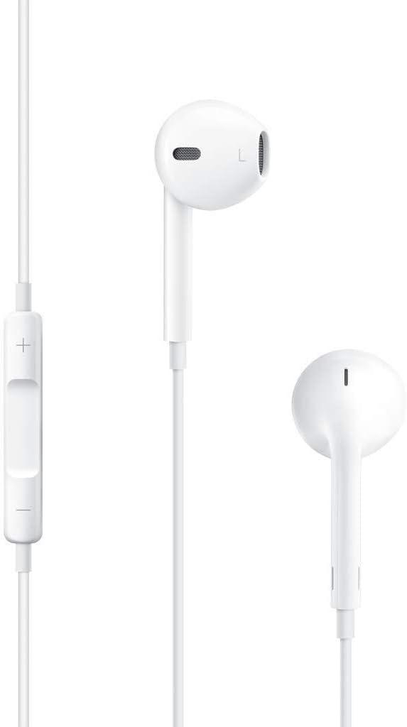 Apple EarPods in-Ear Earbuds with Mic and Remote Earbud Headphones White with Lightning to 3.5 mm Headphone Jack Adapter
