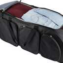 Travelers Club Xpedition 30 Inch Multi-Pocket Upright Rolling Duffel Bag