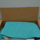 VAPUTAR King Size Quilt Bedding Set - Soft Cotton King Size Bedspreads (98 * 106 in) - Lightweight Patchwork Floral Quilts for Farmhouse Bedroom (Teal/Green Chic, 3 Pieces)