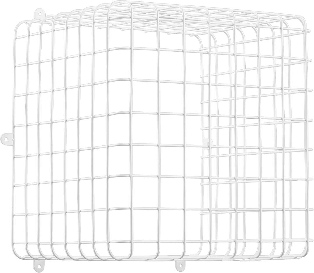 Blulu Steel Wire Damage Stopper 14.5 × 14 × 12 Inch Cube Cage Approx Wire Security Cage Steel Protective Coated Security Guard Equipment