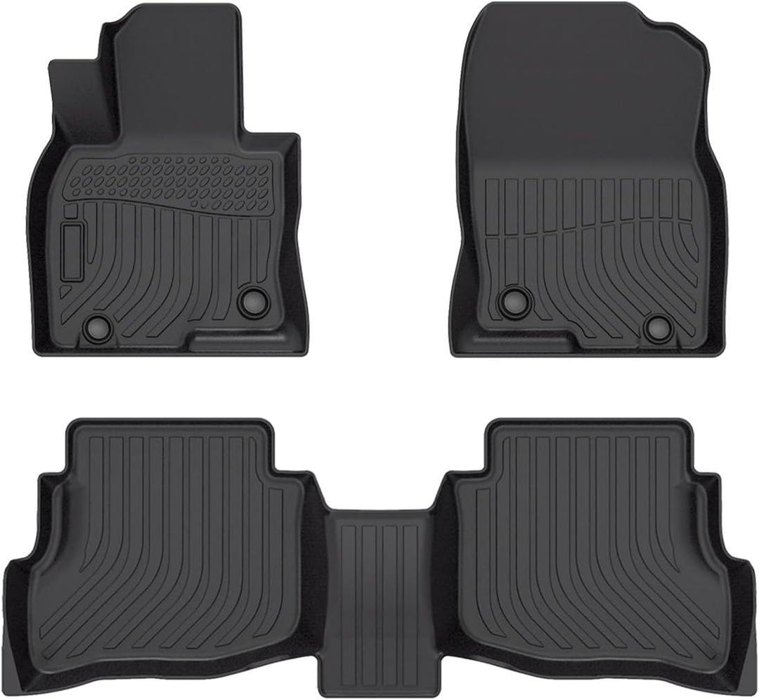 Cartist Floor Mats Custom Fit for Mazda CX-9 2016-2023 All Weather Floor Mat for CX 9 Accessories 2 Rows Liner TPE Heavy Duty