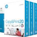 HP Printer Paper | 8.5 x 11 Paper | Copy &Print 20 lb | 5 Ream Case - 2500 Sheets| 92 Bright Made in USA - FSC Certified| 200350C