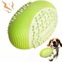 Squeaky Rugby Dog Toys, Tough Chew-Resistant, Thermoplastic Rubber, Teeth Cleaning, Suitable for Small Medium Large Dogs