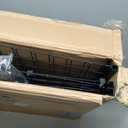 Eastern Tree 2 Packs 2'x 5' Six Pieces Gridwall Panels Stand with T-Base, Black Wire Grid Wall Display Racks with Wheels, Craft Show Display Rack, Retail Display, Extra More 16 Pieces Hooks